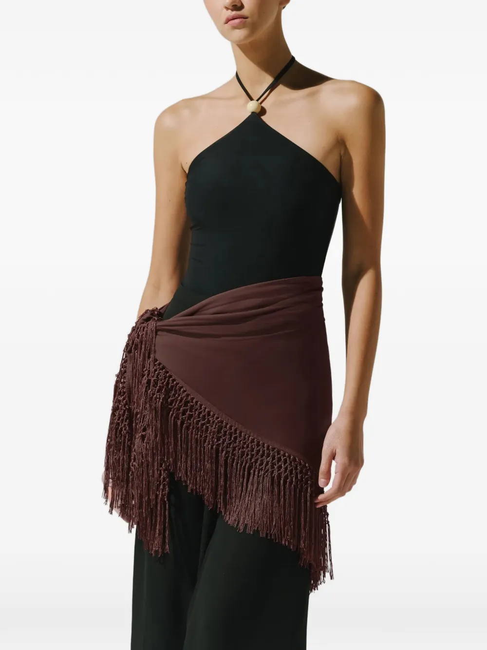Baobab Blake halterneck body Zwart