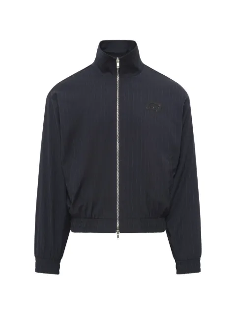 KidSuper Eye Patch pinstripe jacket