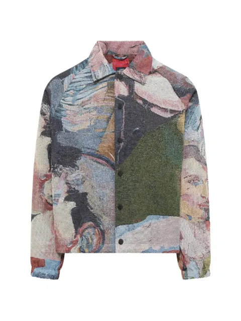 KidSuper Café de la Coaches graphic-print jacket