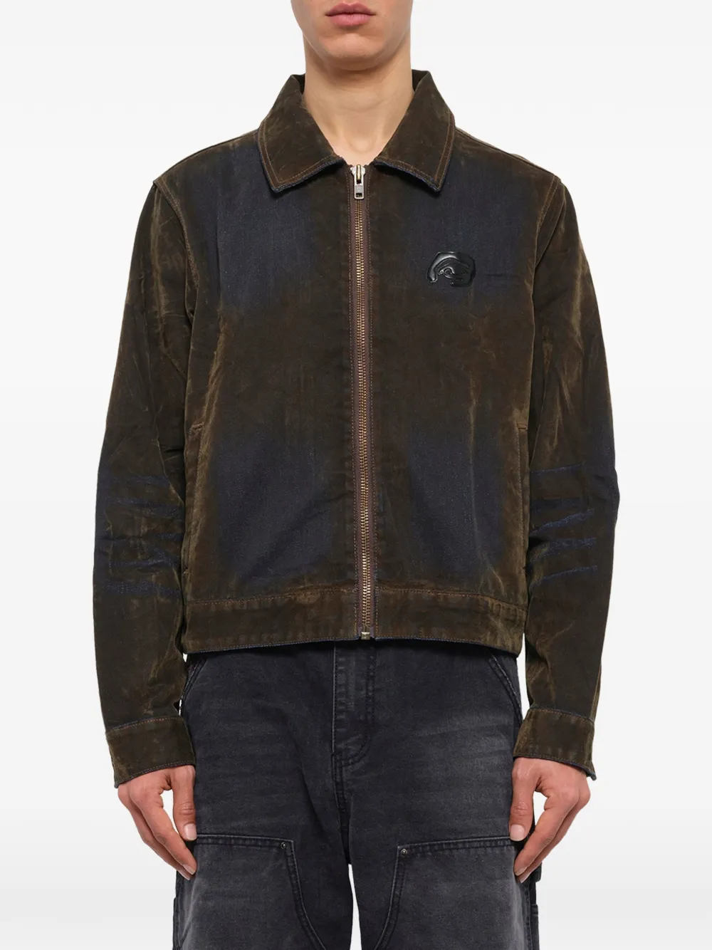 KidSuper Jack met geflockte logo-patch Bruin