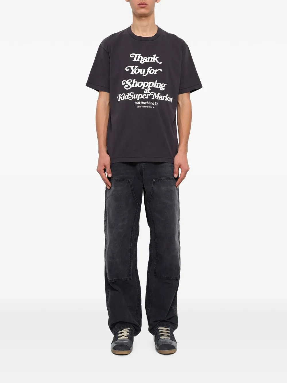 KidSuper Thank you for Shoppin T-shirt met grafische print Zwart