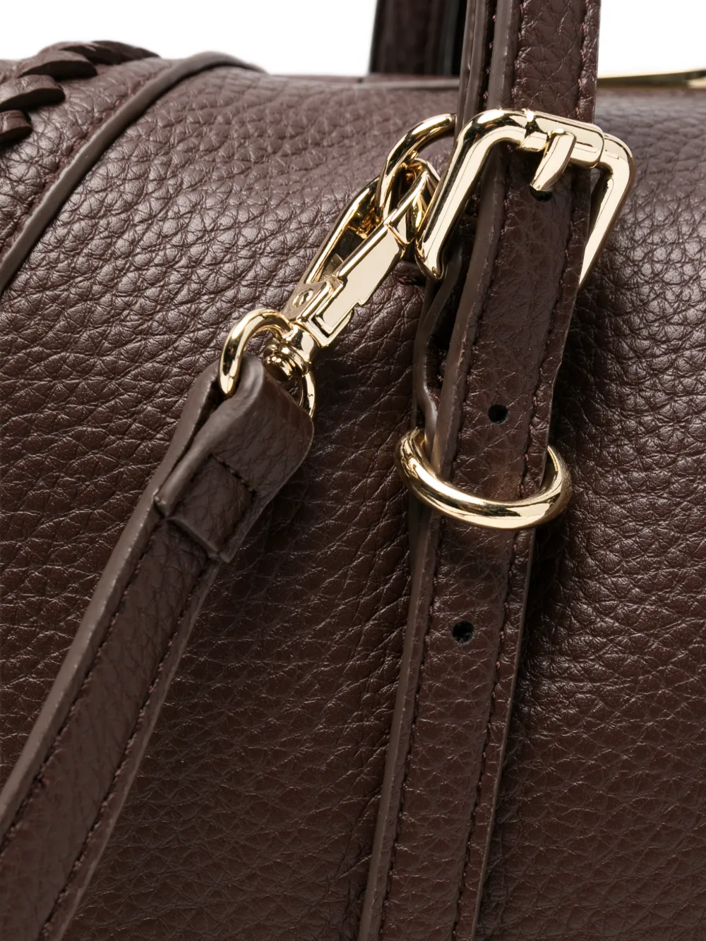 ERMANNO FIRENZE large braided-trim tote bag Bruin