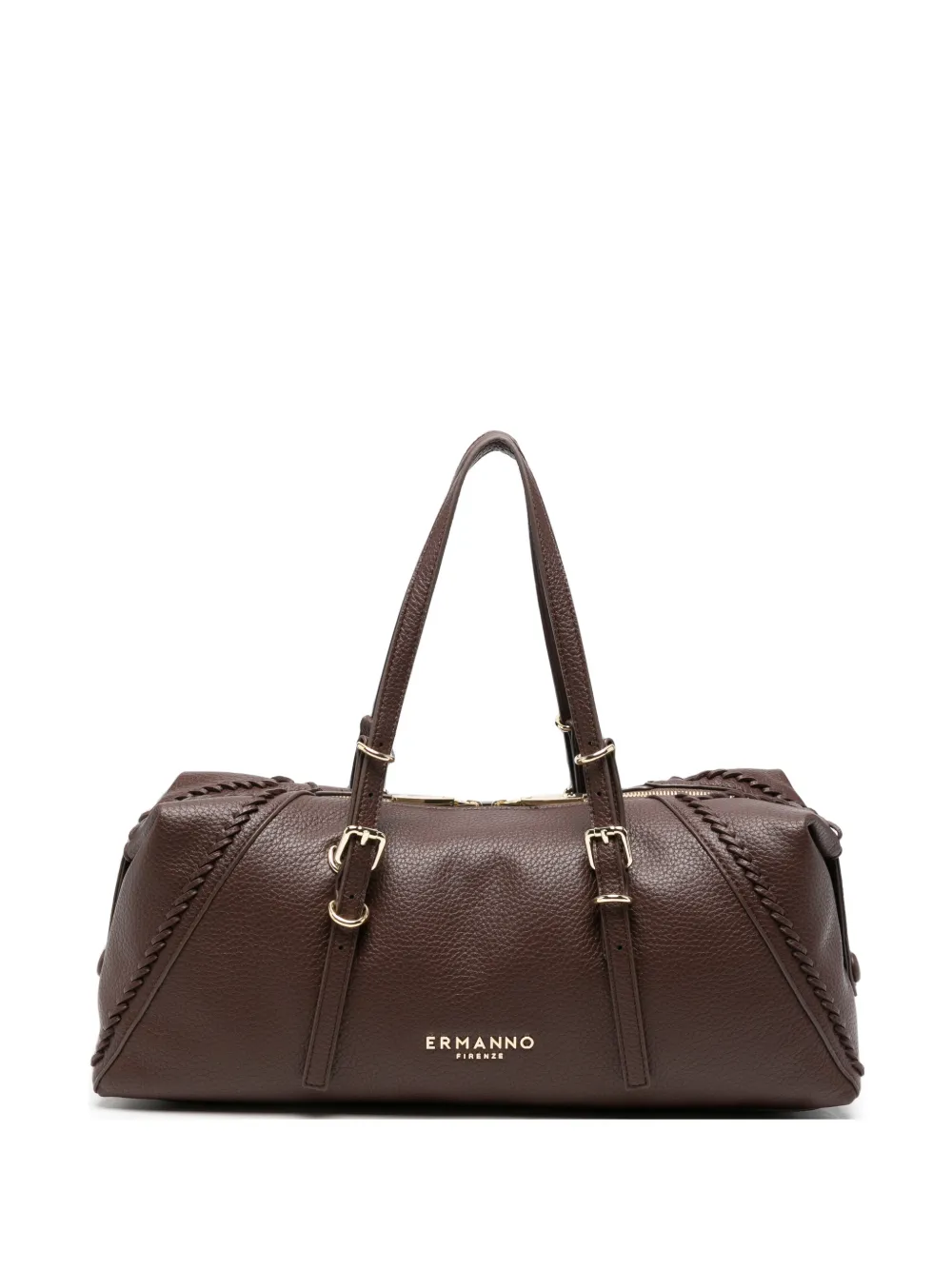 ERMANNO FIRENZE large braided-trim tote bag