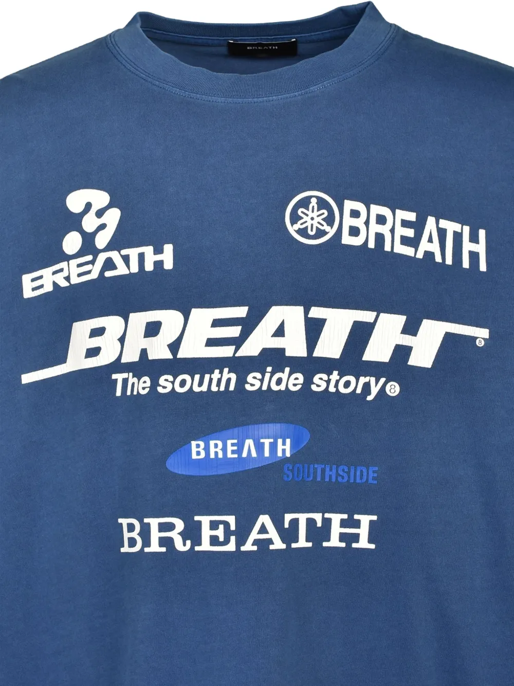 BREATH T-shirt met print Blauw