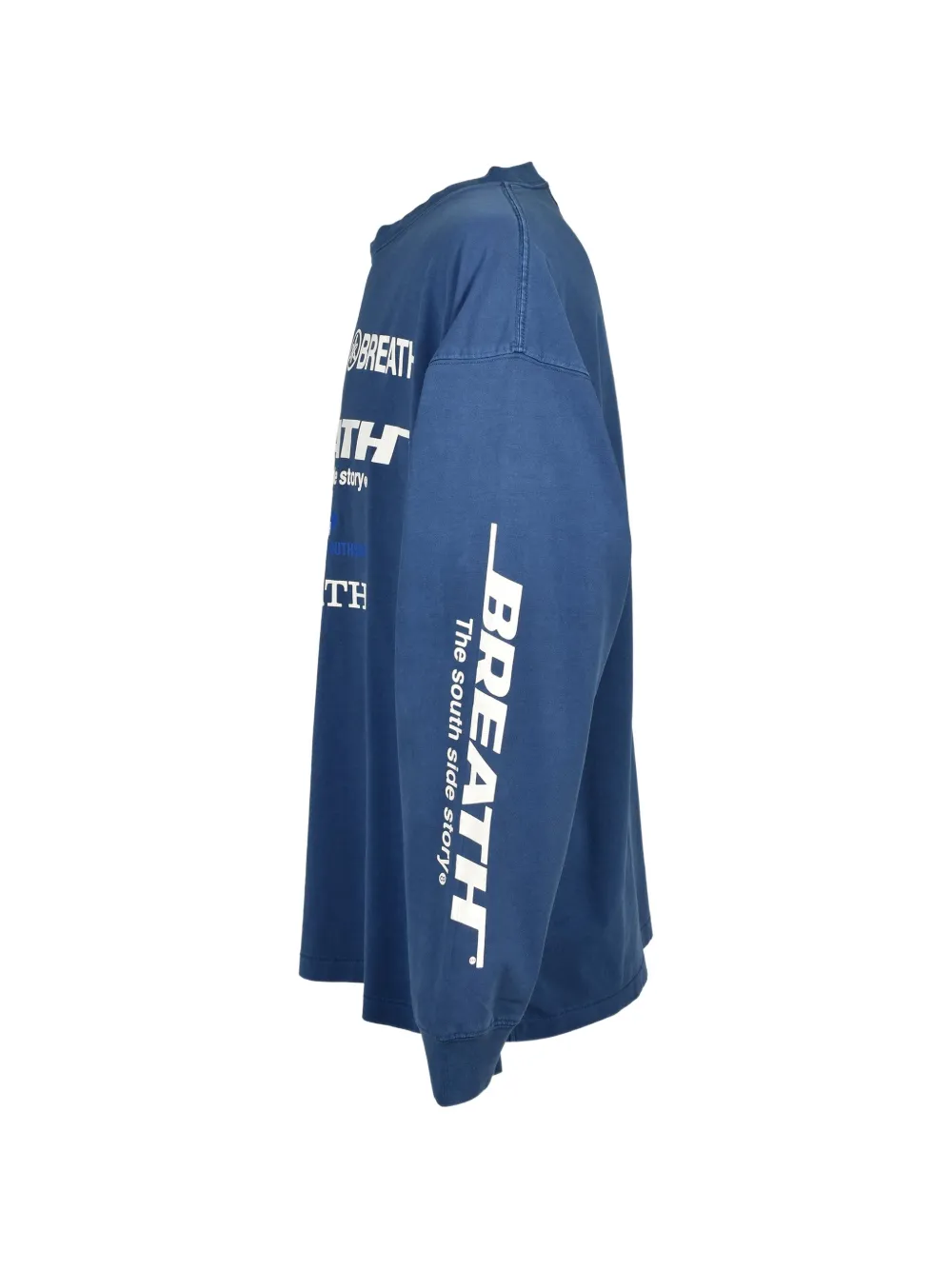 BREATH T-shirt met print Blauw