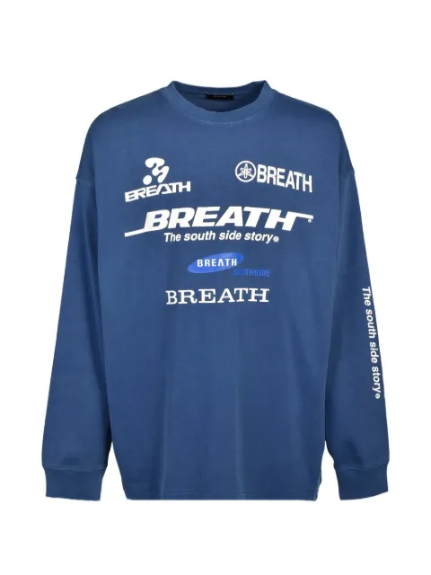 BREATH graphic-print long-sleeve T-shirt