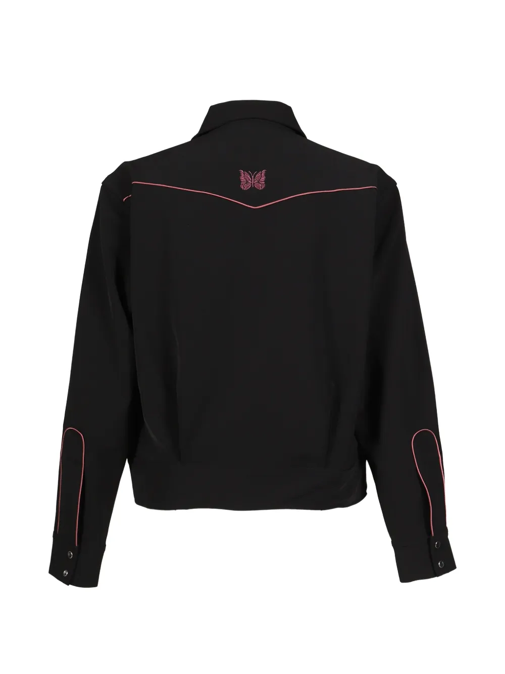 Needles Shirtjack met geborduurd detail Zwart