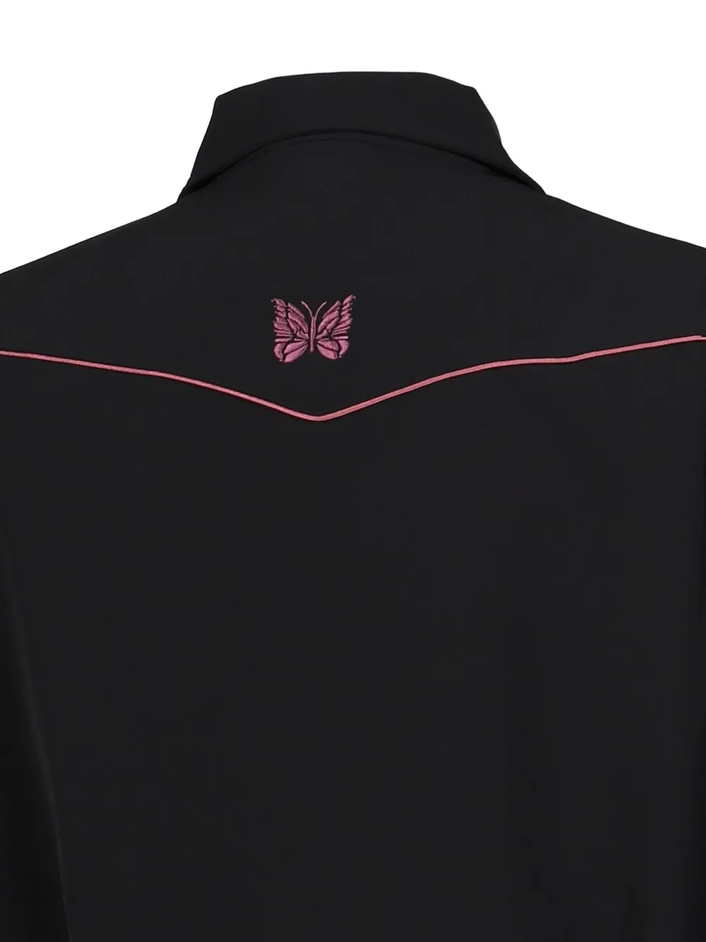 Needles Shirtjack met geborduurd detail Zwart