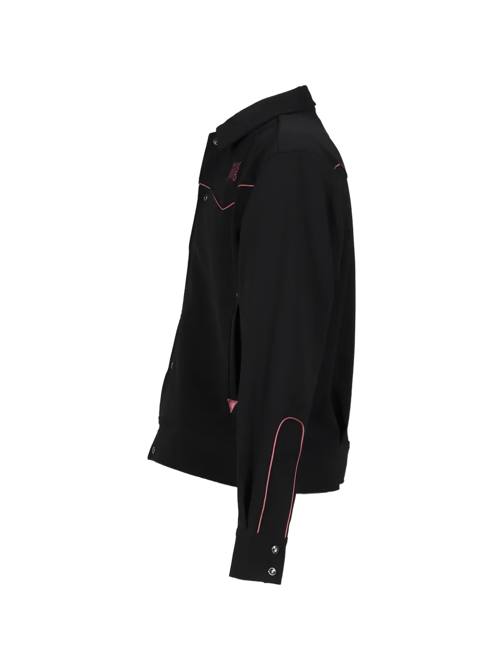 Needles Shirtjack met geborduurd detail Zwart