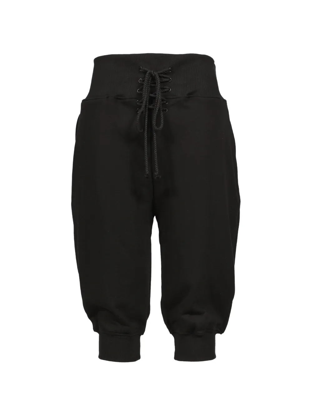 604SERVICE lace-up cropped track pants