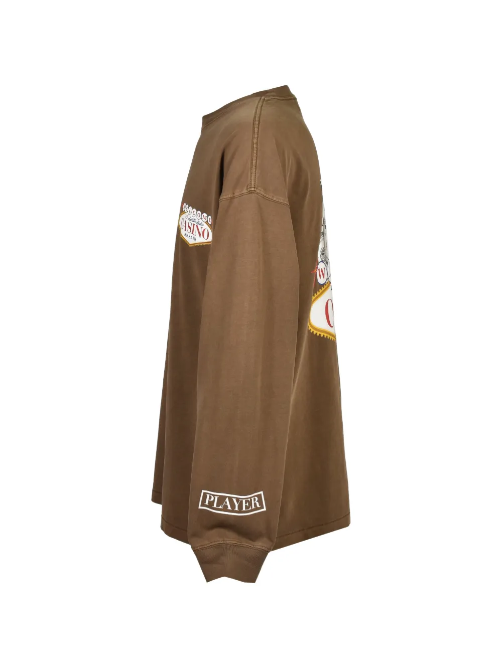 BREATH Casino long-sleeve T-shirt Bruin