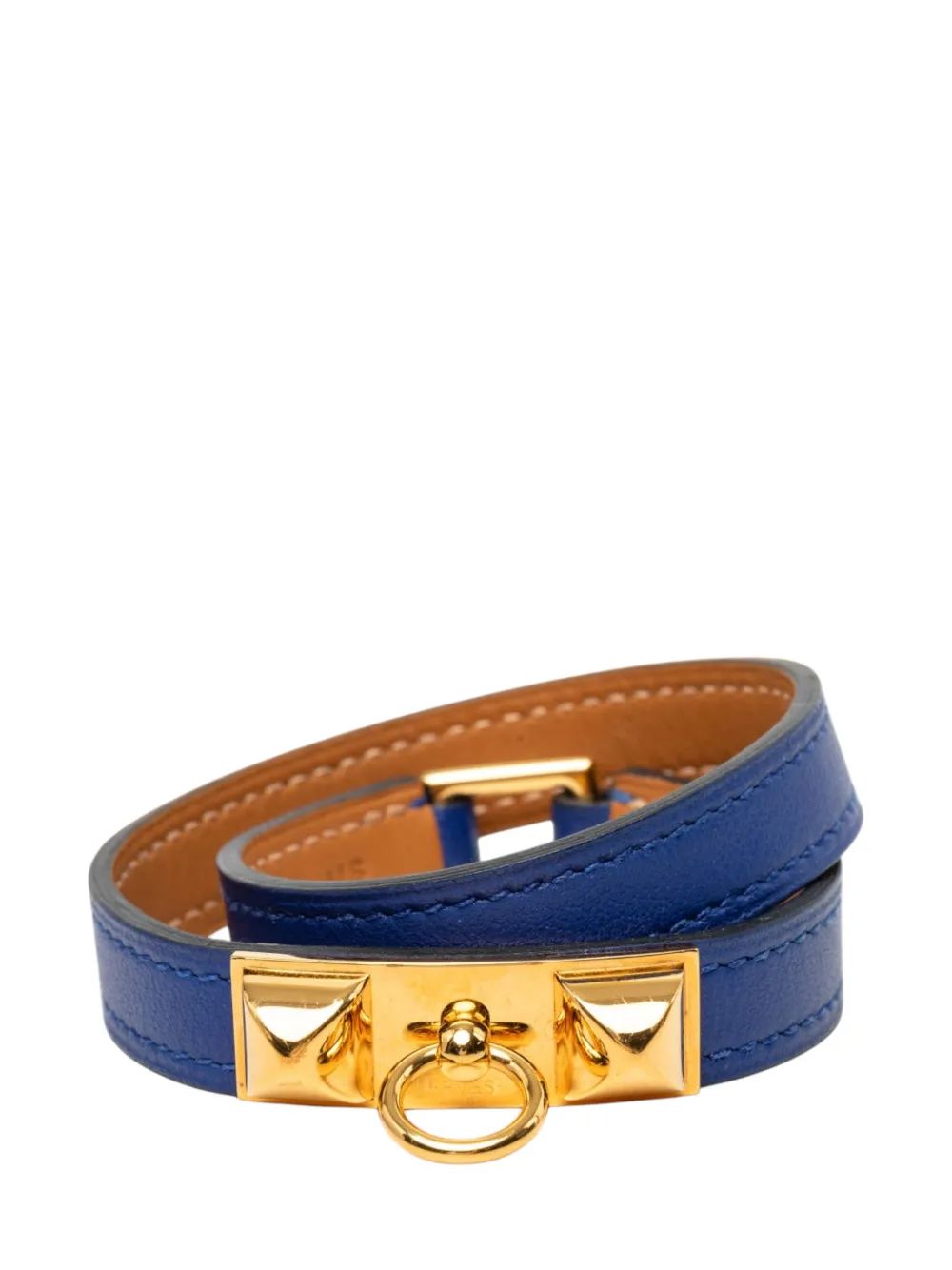 Hermès Pre-Owned 2017 Swift Rivale Double Tour Bracelet costume bracelet - Blu