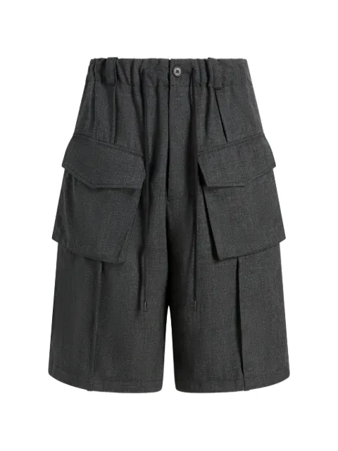 PUBLIC SCHOOL NEW YORK Clinton mohair shorts