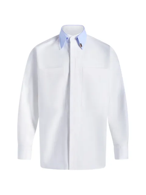 PUBLIC SCHOOL NEW YORK Clermont contrast-collar shirt