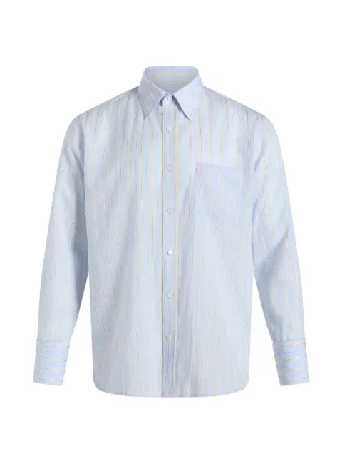Public School stripe-print button-down shirt