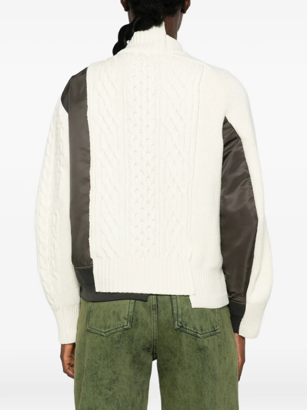 sacai Kabelgebreid hybride jack Wit