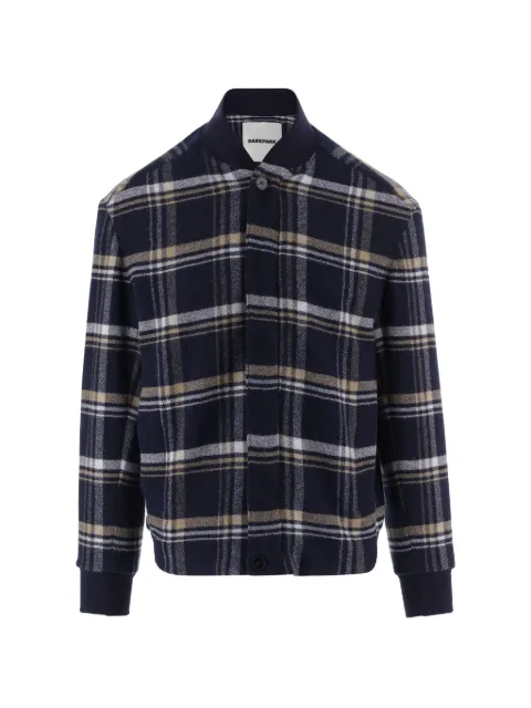 DARKPARK check-pattern bomber jacket