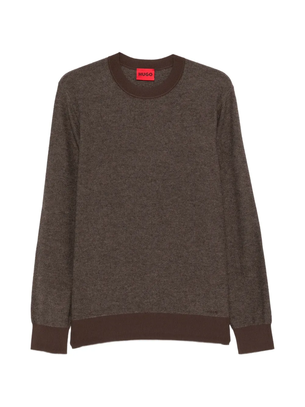 BOSS crew-neck sweater - Marrone