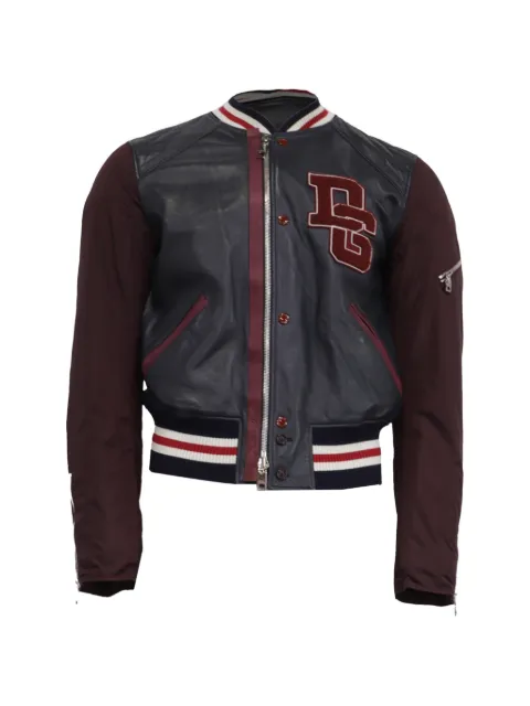 Dolce & Gabbana Pre-Owned DG Logo varsity bomber jacket