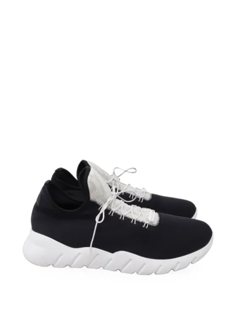 Fendi Pre-Owned low-top knit sneakers
