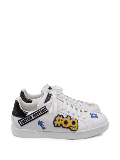 Dolce & Gabbana Pre-Owned Portofino patch sneakers