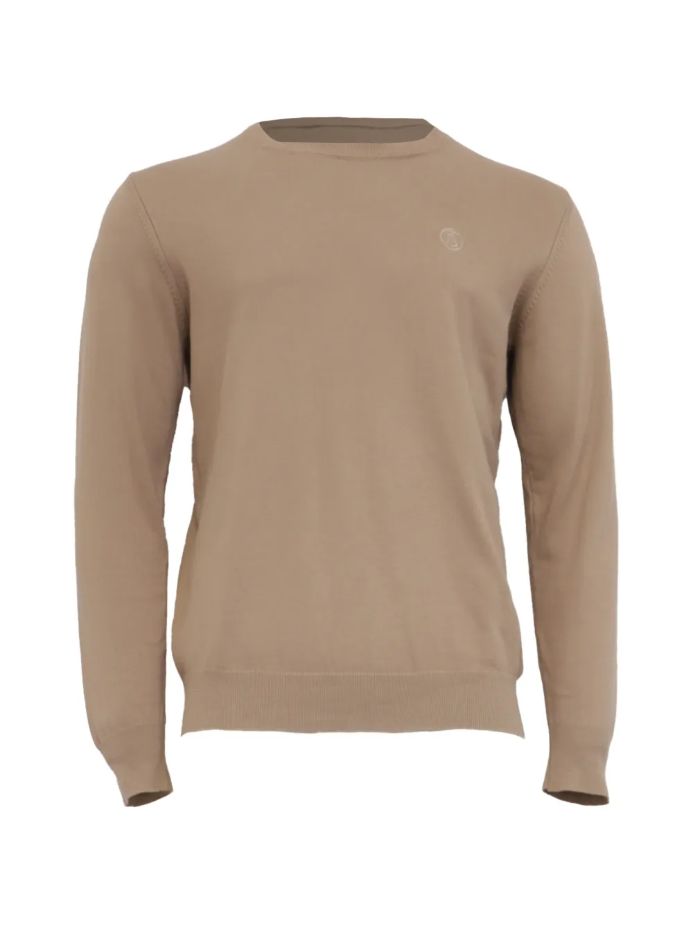 Burberry Pre-Owned logo-embroidered knitted sweater - Toni neutri