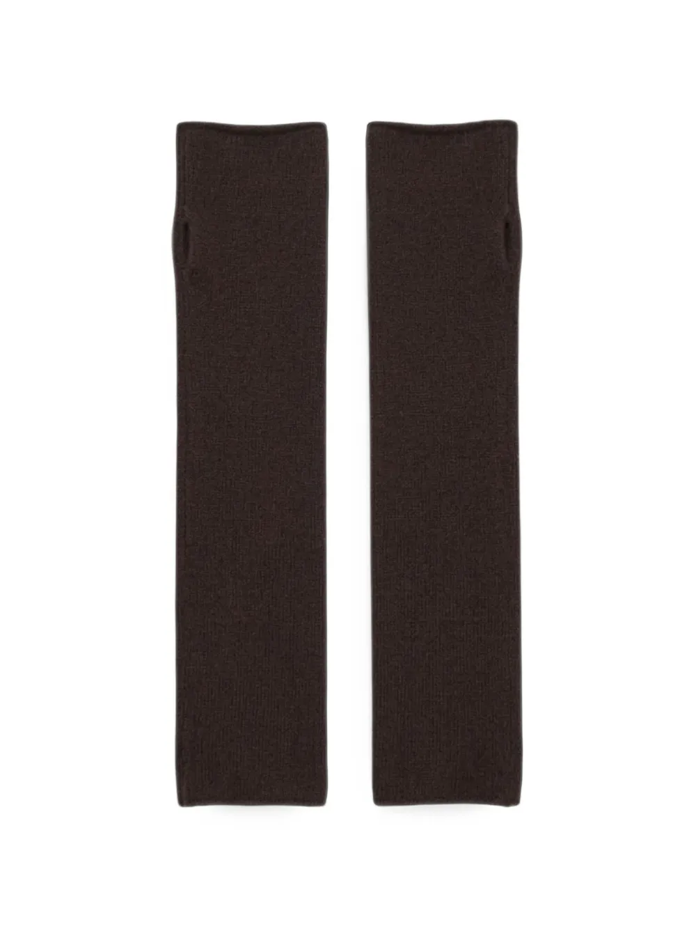 Lisa Yang Aspen knitted arm warmers Bruin