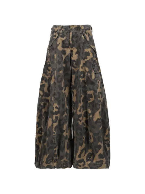 R13 Siouxsie leopard-print cargo pants