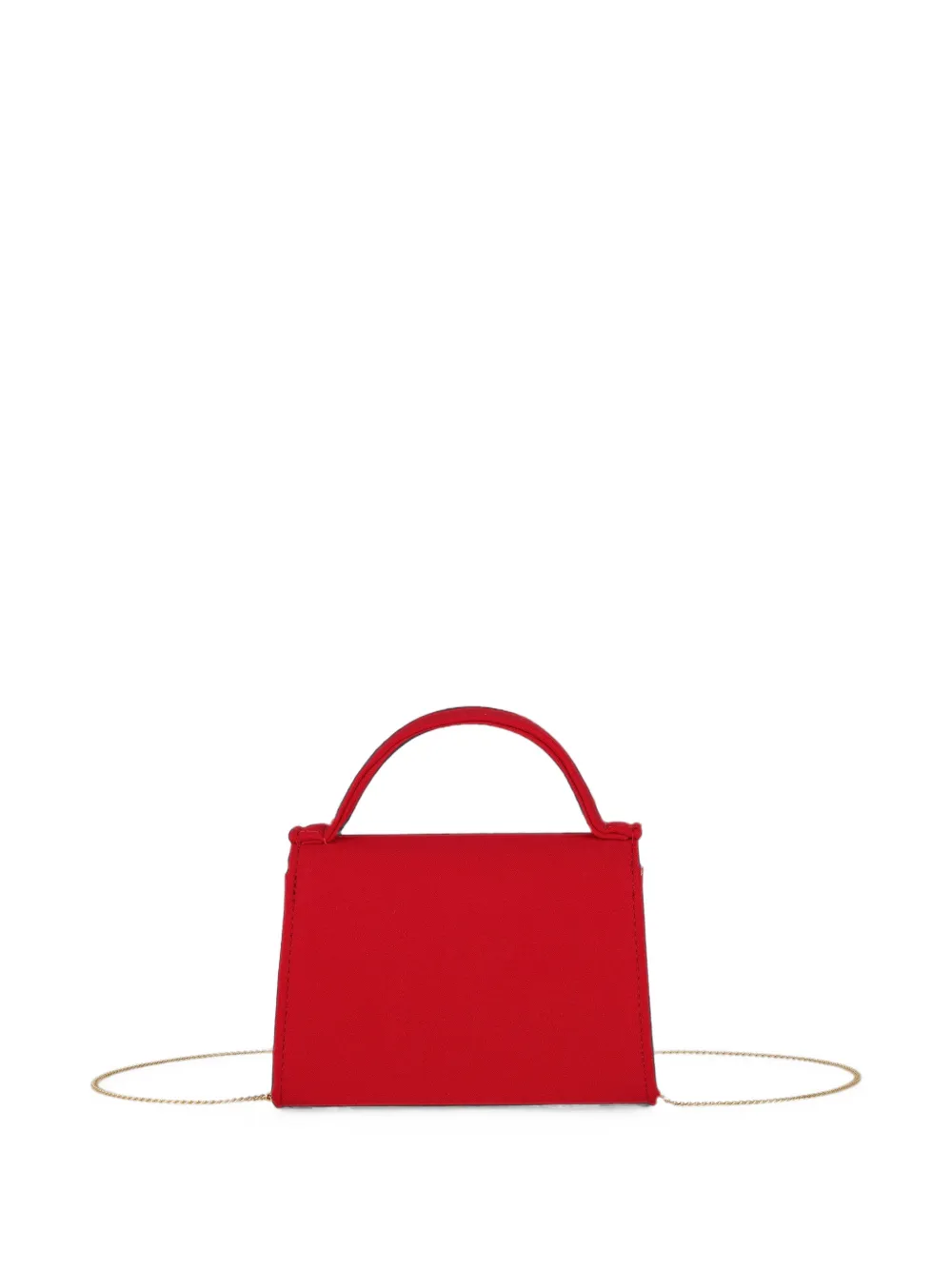 ELIE SAAB JUNIOR crystal-bow top-handle bag Rood