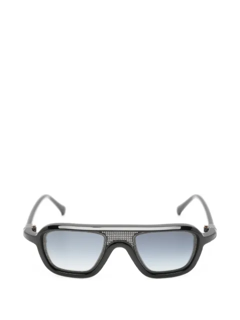 Yohji Yamamoto perforated-bridge sunglasses
