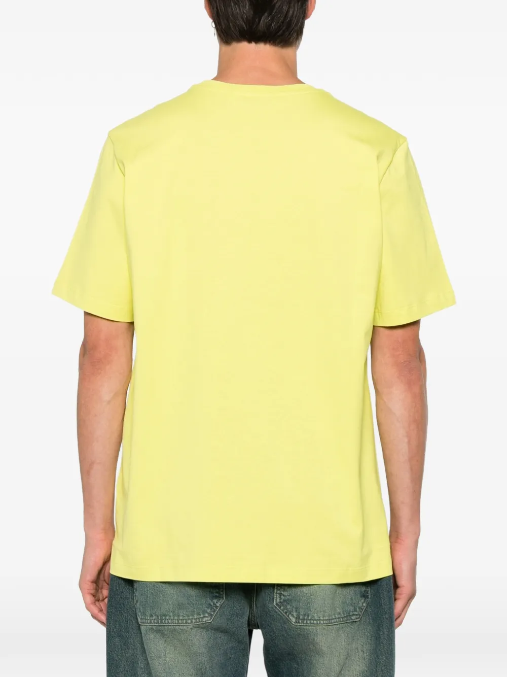 MSGM T-shirt met logoprint Geel