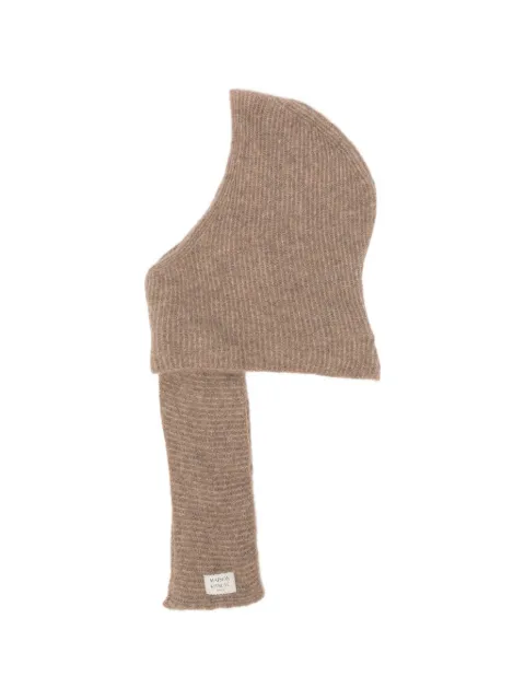 Maison Kitsuné ribbed hooded scarf