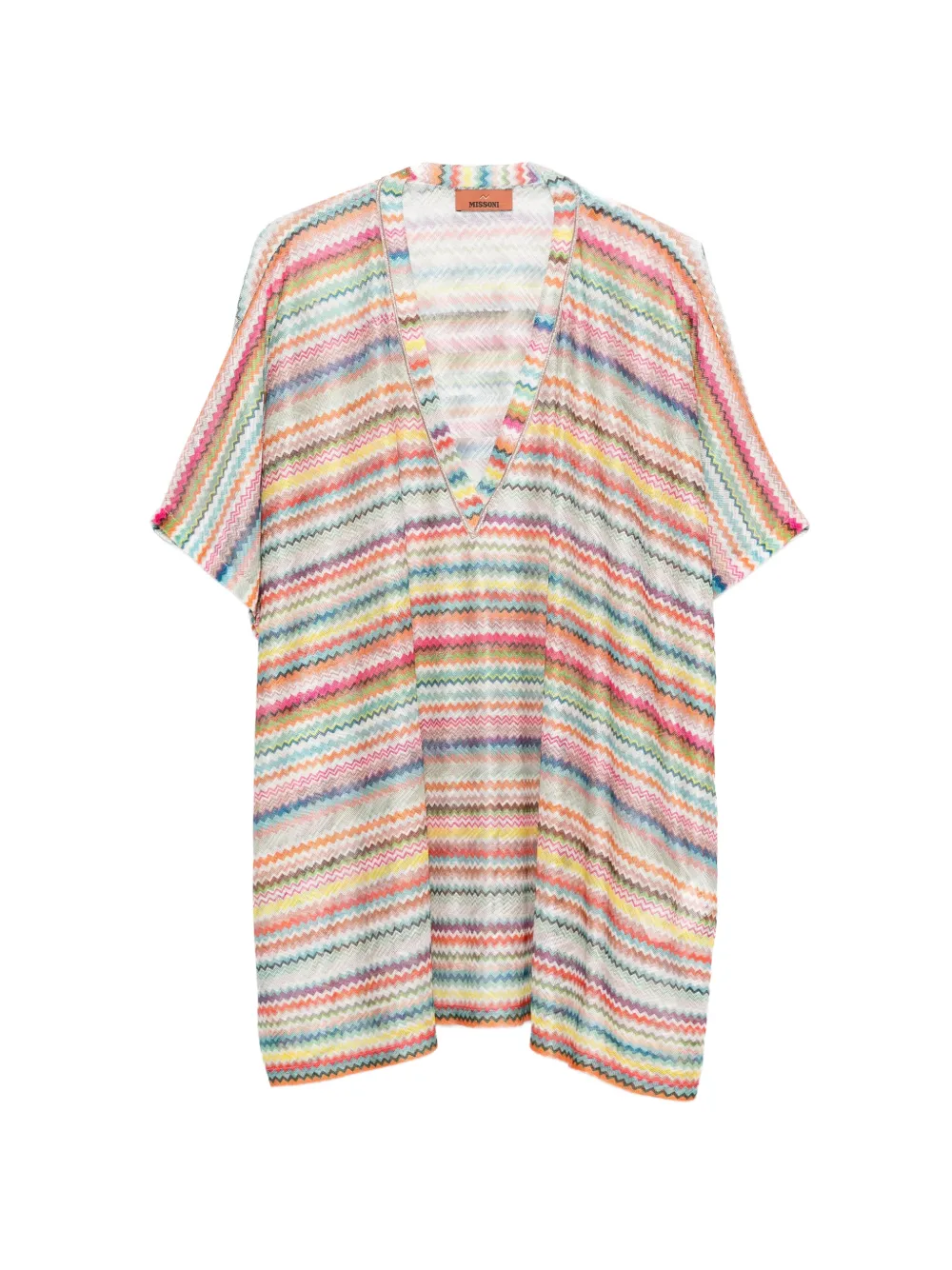 Missoni zigzag knit kaftan midi dress