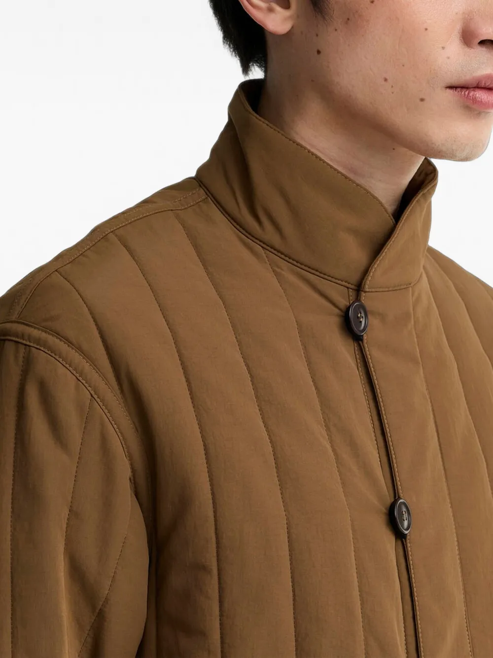 Barbour Gewatteerd jack Bruin