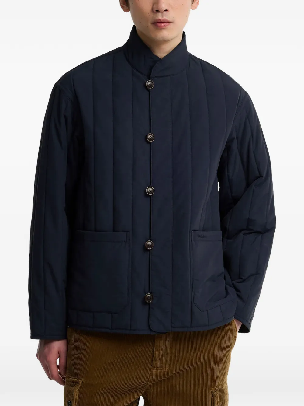 Barbour Gewatteerd jack Blauw