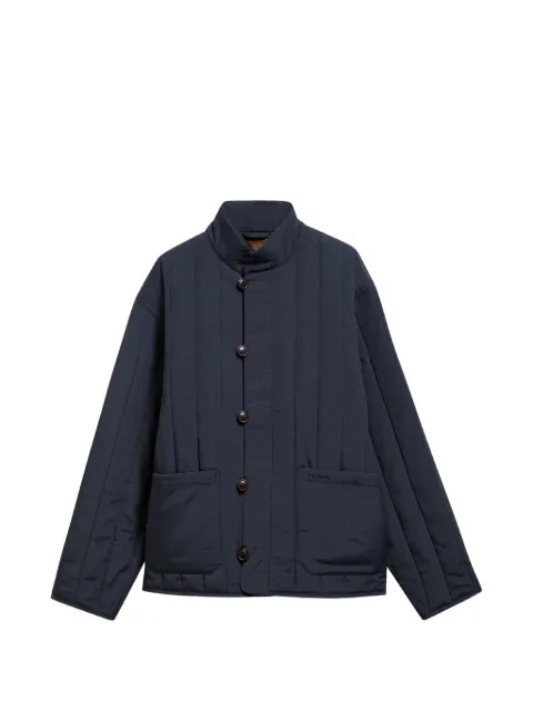 Barbour quilted high-neck jacket