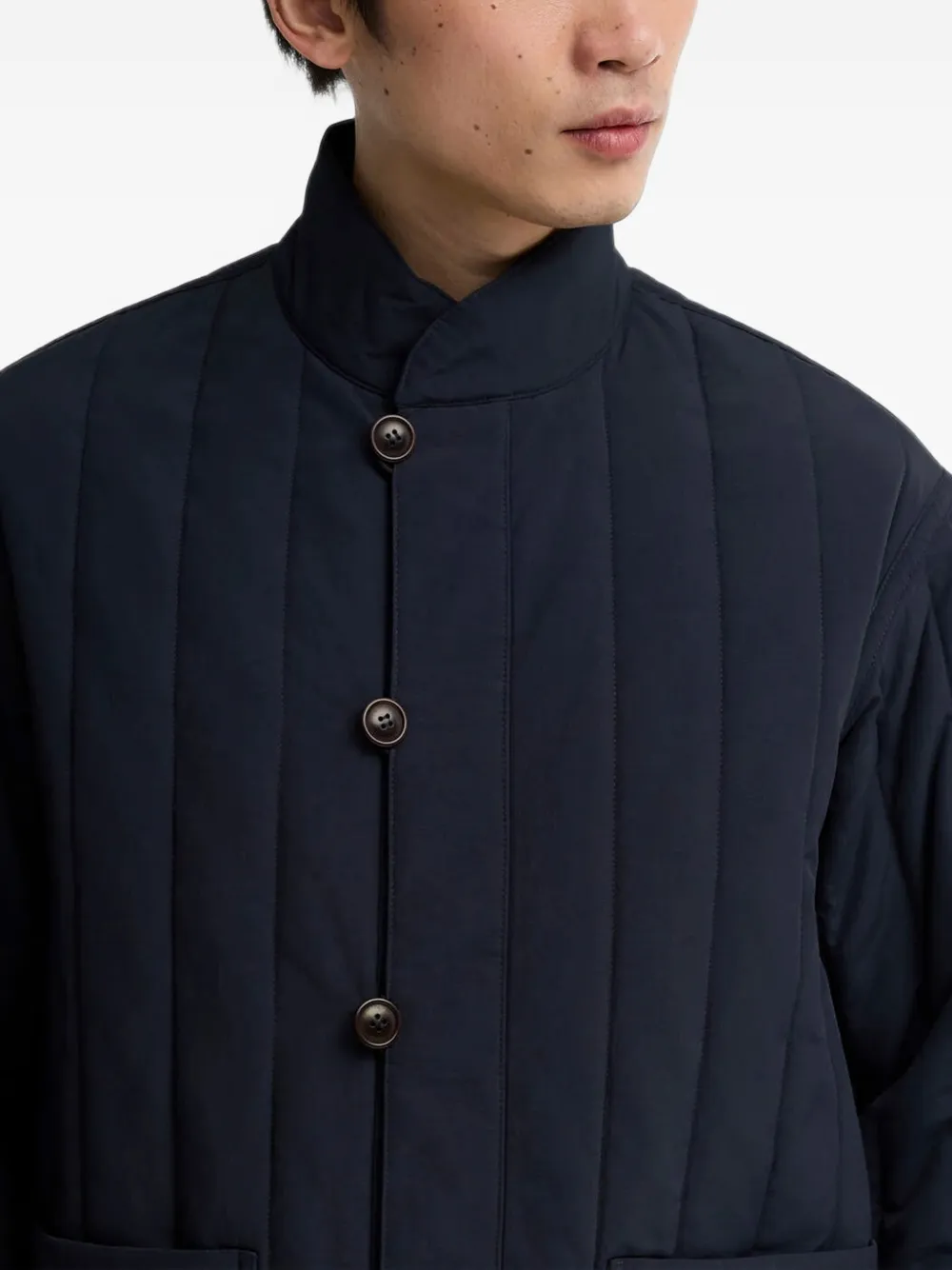 Barbour Gewatteerd jack Blauw