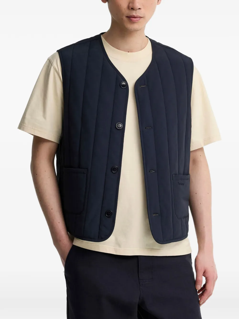 Barbour Gewatteerde bodywarmer Blauw