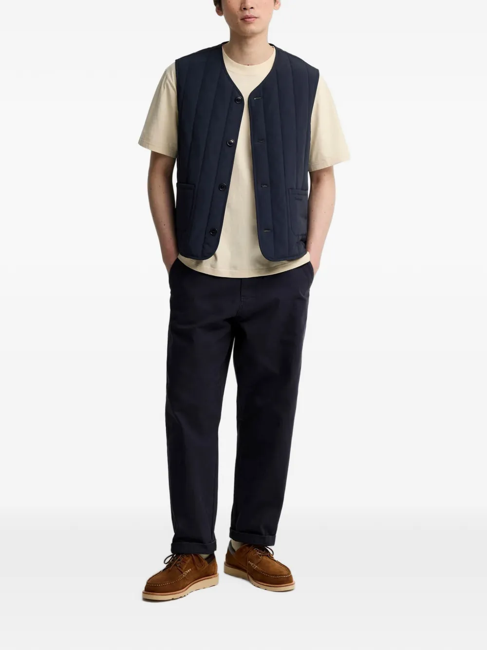 Barbour Gewatteerde bodywarmer Blauw