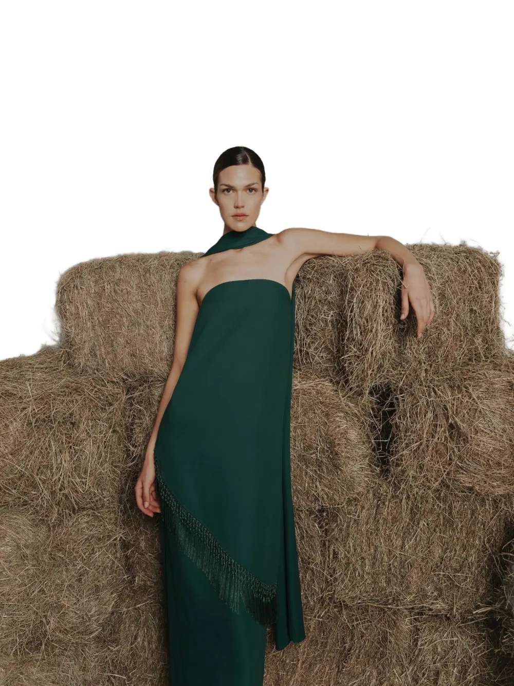 Baobab Eloisa Maxi-jurk Groen