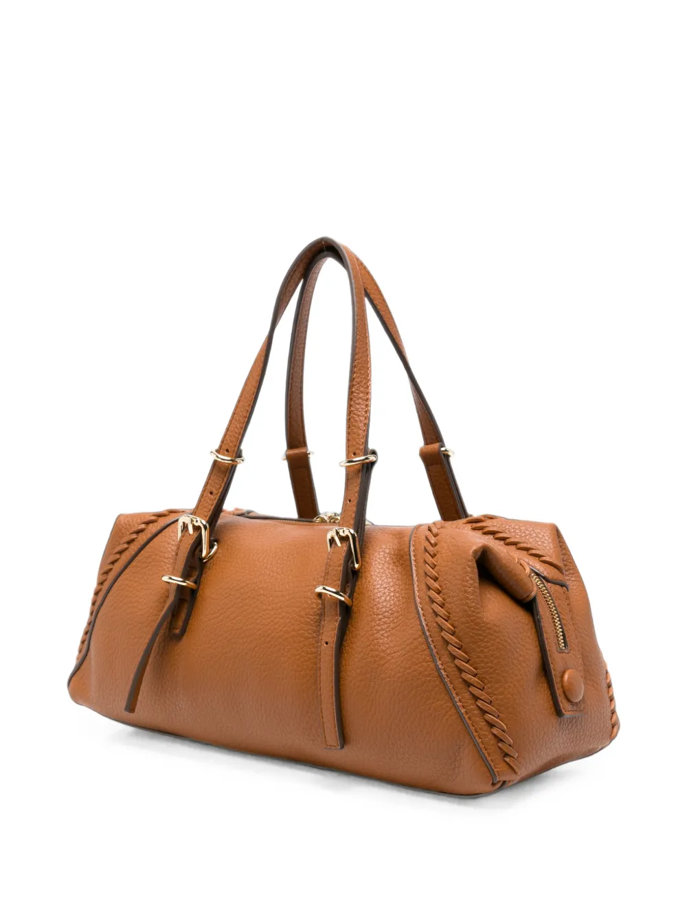 ERMANNO FIRENZE Leren shopper Bruin