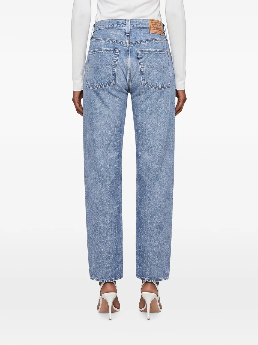 Levi's '70s 501 acid-wash jeans Blauw