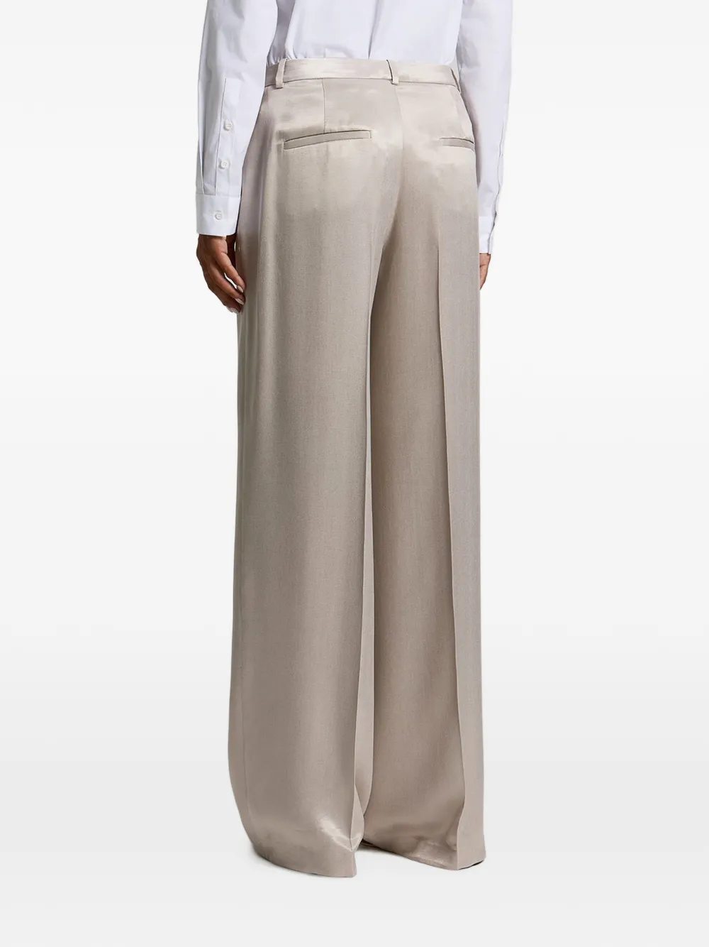 Peserico Broek met wijde pijpen Grijs