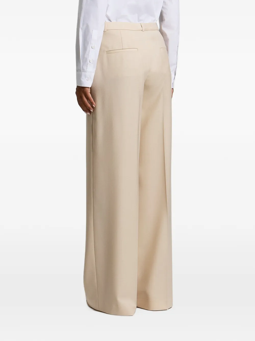 Peserico Pantalon met wijde pijpen Beige