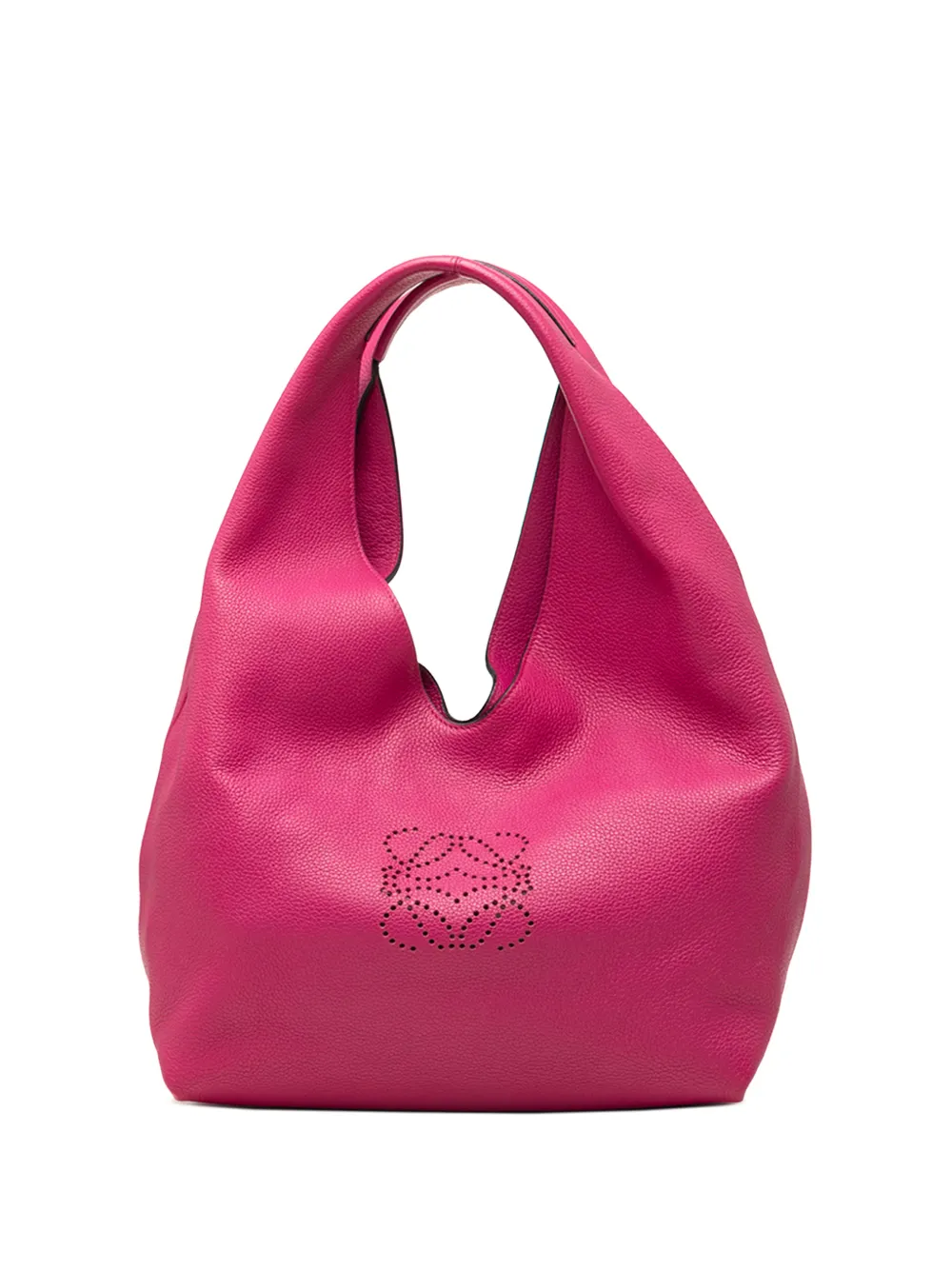 Loewe Pre-Owned 2013 Calfskin Anagram Dunas Hobo shoulder bag - Rosa