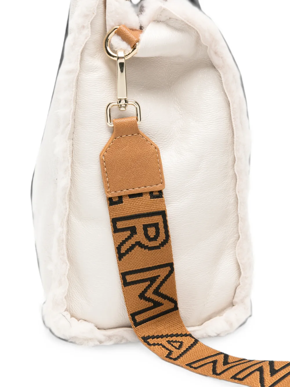 ERMANNO FIRENZE small Barbara floral-embroidery tote bag Beige