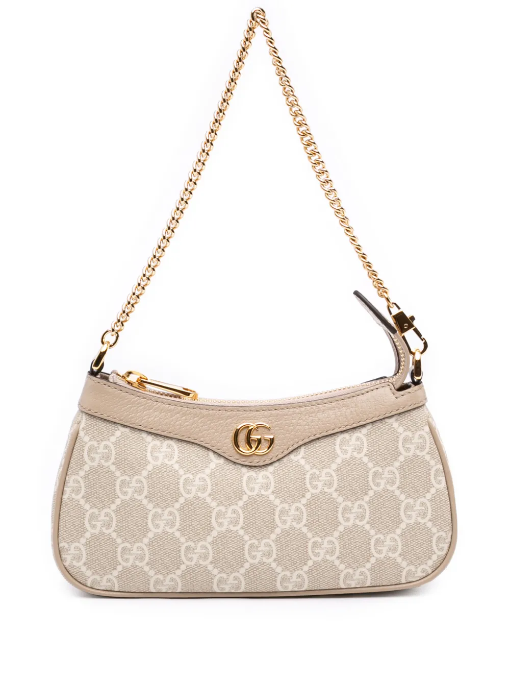 Gucci Pre-Owned 2016-2026 Mini GG Supreme Ophidia shoulder bag - Toni neutri