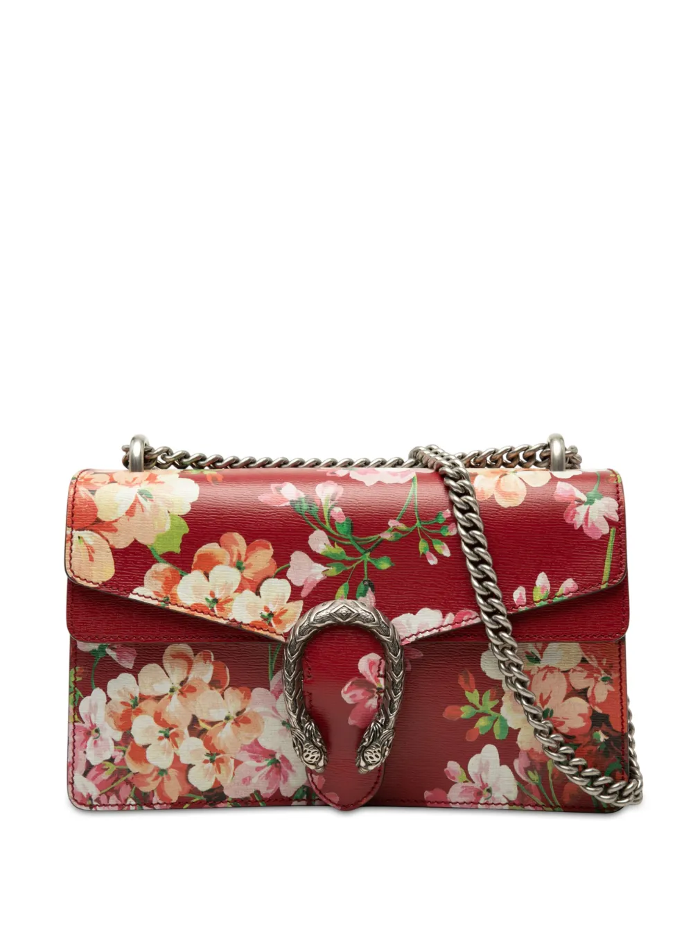 Gucci Pre-Owned 2016-2026 Medium Calfskin Blooms Dionysus shoulder bag - Rosso