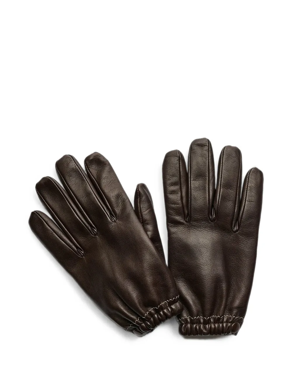 OUR LEGACY Rider leather gloves Bruin