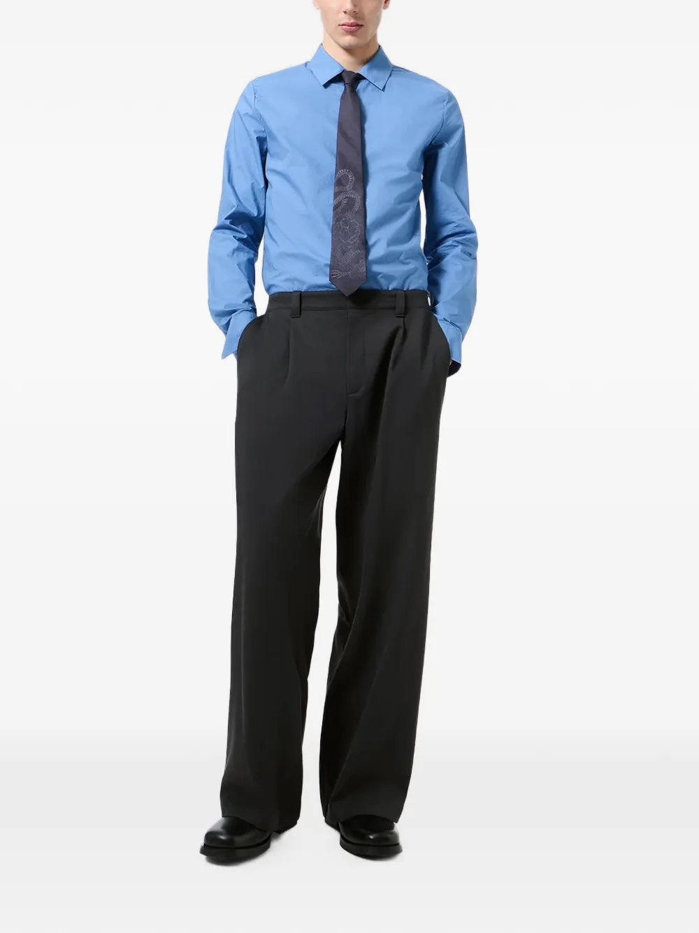 OUR LEGACY Wollen chino Zwart